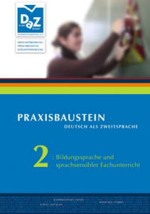 Titelseite der Publikation Praxisbaustein Deutsch als Zweitsprache.