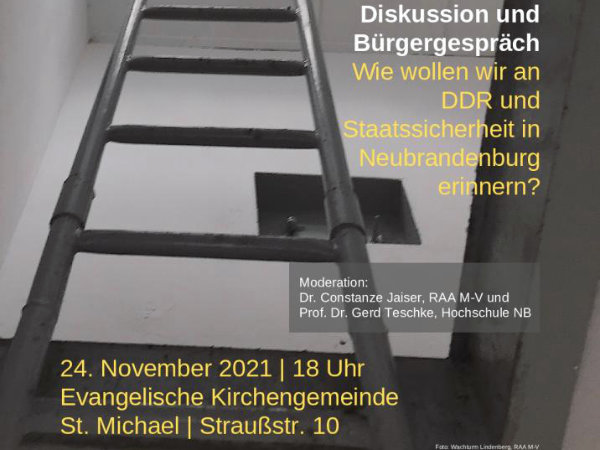 Wie wollen wir an DDR und Stasi in Neubrandenburg erinnern