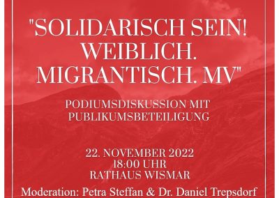 Stand des Zusammenlebens zwischen Migrant:innen und Alteingesessenen in MV – Rathaus Wismar