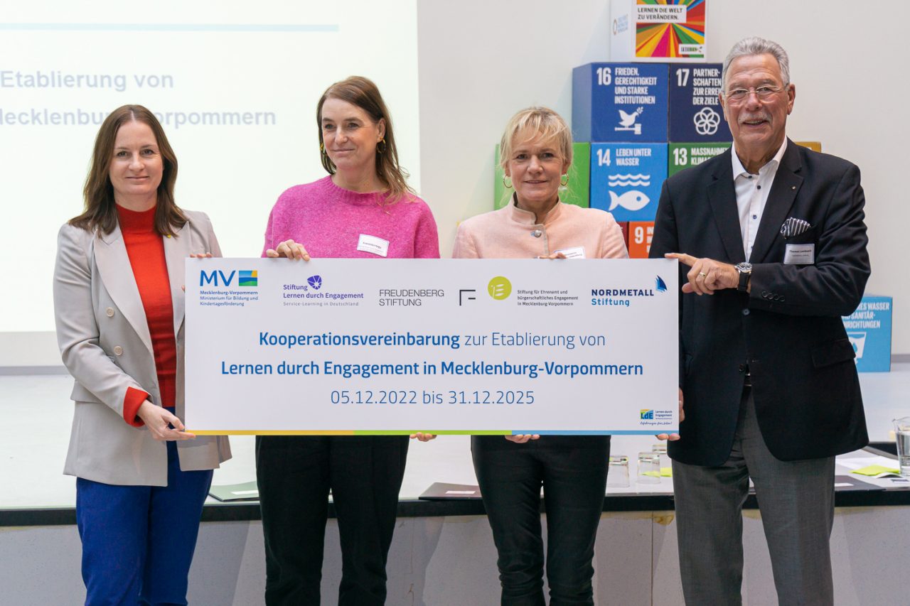 Gesellschaftliches Engagement macht Schule » RAA MV