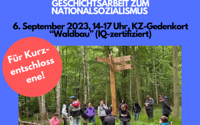 Fortbildung für Lehrkräfte: Neue Ansätze der lokalen Geschichtsarbeit zum Nationalsozialismus