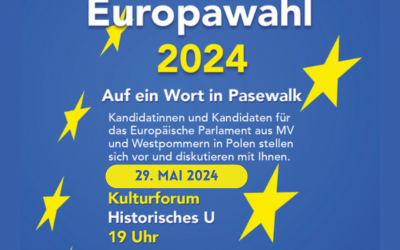 Europawahl 2024 – Auf ein Wort in Pasewalk