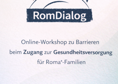 Wenn Zugang nicht selbstverständlich ist – Online-Workshop zu Gesundheitsbarrieren bei Roma*-Familien
